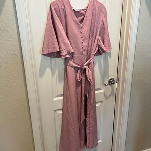 Pink Sash Dress 3xl